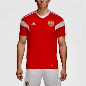 ADIDAS Russia Home Jersey World Cup 2018 - Red - Men’s 2XL - Worn Once